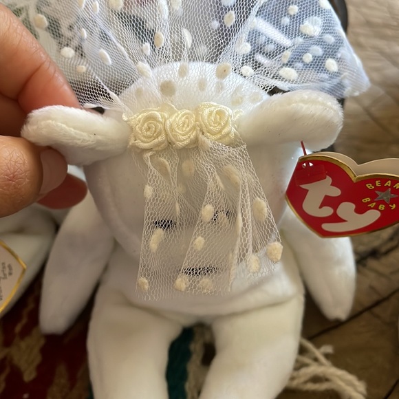 TY Beanie Baby "Mr." V "Mrs." - Picture 7 of 7